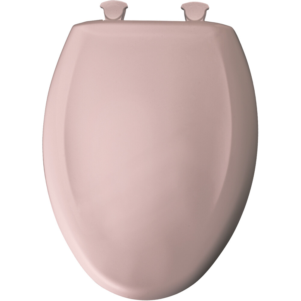 Bemis 1200SLOWT023 Elongated Slow Close Toilet Seat Eljer MISTY ROSE