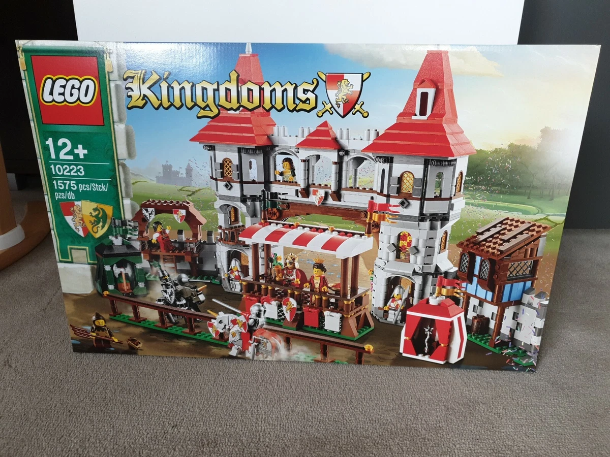 Pearly Kurve Bonde Limited New In Box Lego 10223 Kingdoms Joust castle lion knight falcon  black 673419168335 | eBay