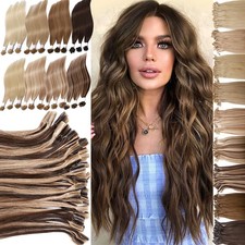 Nail U Tip Keratin Glue Bonding 100% Remy Human Hair Extensions Balayage Ombre