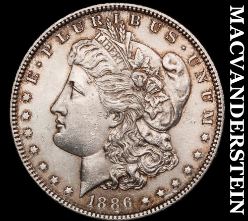 1886 Morgan Silver Dollar- Uncirculated Luster No Reserve #i8668