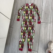 Youth small Buc-ee's Holiday Nutcracker One Piece Christmas Thermal Loungewear