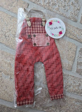 Custom Blythe doll overalls new in package rustic check