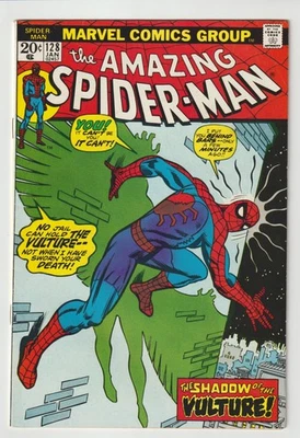 AMAZING SPIDERMAN #128 (1974) (FVF 7.0) VULTURE APPEARANCE - Image 1 of 2