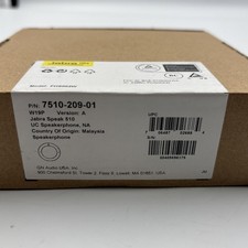 Jabra Speak 510 UC Wireless Bluetooth Speakerphone 7510-209 New Open Box