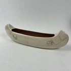 Red Wing Pottery 17” Birch Bark Canoe 733 - Mint Condition No Cracks or Chips