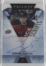 2016-17 Upper Deck Trilogy Ice Scripts Pavel Zacha #IS-PZ Auto 13o2