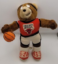 Vintage Chicago Bulls Plush Teddy Bear - Good Stuff - NBA Basketball 1991