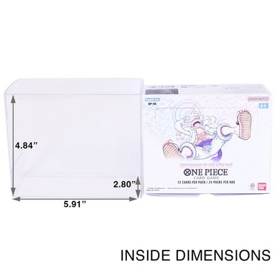 one piece booster box protector Amazon.com: One Piece Booster Box Protector for OP-01 to OP-16 (01-02  Reprint) Display Case