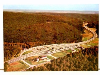 AK Autobahn-Rasthof Rasthaus im Spessart, Rohrbrunn; Luftaufnahme, ungelaufen