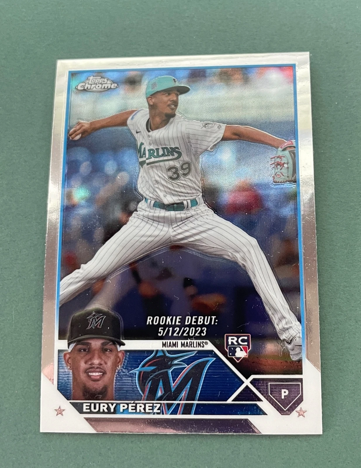 2023 Topps Chrome Update Baseball Eury Perez Rookie Debut #USC175 Rookie RC