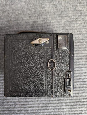 Vintage Zeiss Ikon Box Tengor 54/2 6x9 Camera w/ Goerz Frontar