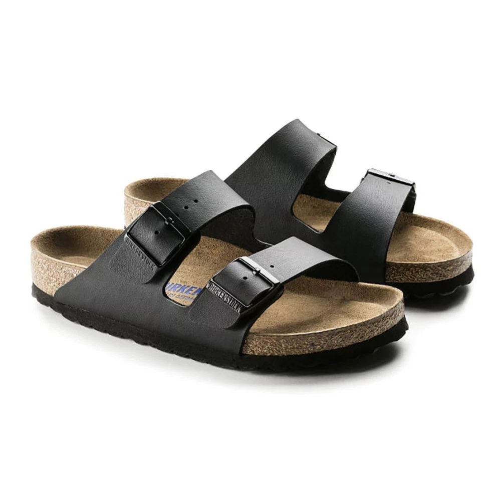Birkenstock Arizona Birko-Flor Soft Footbed Unisex Sandals - Black