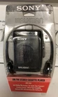 Vintage Sony Walkman AM/FM Stereo Cassette Player With Headphones WM-FX10 SEALED