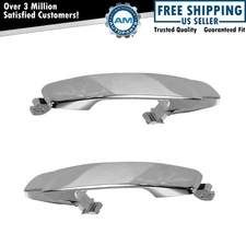 Exterior Outside Chrome Plated Door Handle Pair Set of 2 for 08-11 Ford Focus