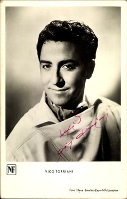 Ak Schauspieler und Sänger Vico Torriani, Portrait, Autogramm,... - 10890289