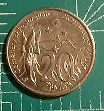 AUSTRALIA - 20 Cents -KM 560- Centenary of Federation 2001