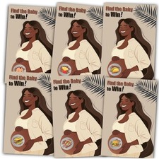 Baby Shower Games Find The Baby to Win Scratch Off Cards Ice Breaker 40 Card s27