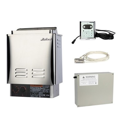 9KW Sauna Heater, Stainless Steel, Digital Control, Sauna Rocks