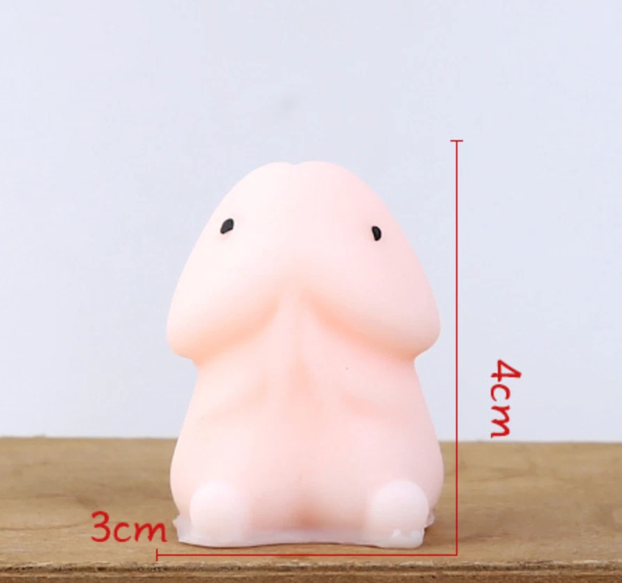 Mordaza de juguete para pene blando regalo para despedida de soltera broma divertida ¡HILARANTE JAJAJA! Foto 3 de 4