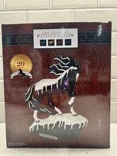Trail of Painted Ponies Frosted Black Magic 20th Anniversary Figurine NEW IN BOX