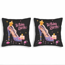 Set of 2 Decorative Throw Pillow Covers 18x18in - Whimsical High