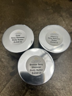 Glimmer Goddess Organic Shimmer Body Butter Trio