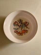 Vintage Raggedy Ann  Andy Bobbs Merrill Oneida Deluxe Melamine Cereal Bowl