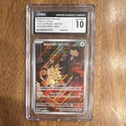 Team Rocket's Meowth 203/182 Destined Rivals Holo CGC 10 English 2025