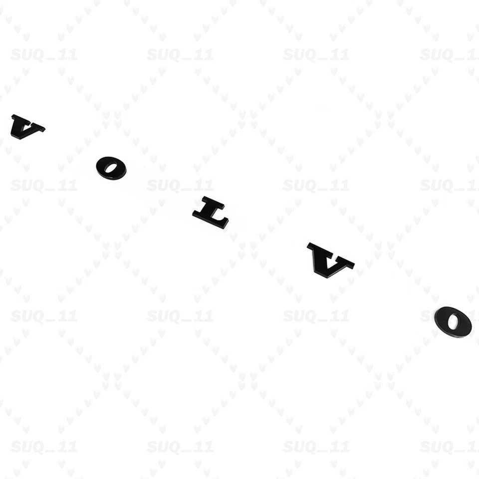 For Volvo Rear Trunk Emblem Badge Letter Nameplate Sport Replacement Part - Imagem 2 de 4