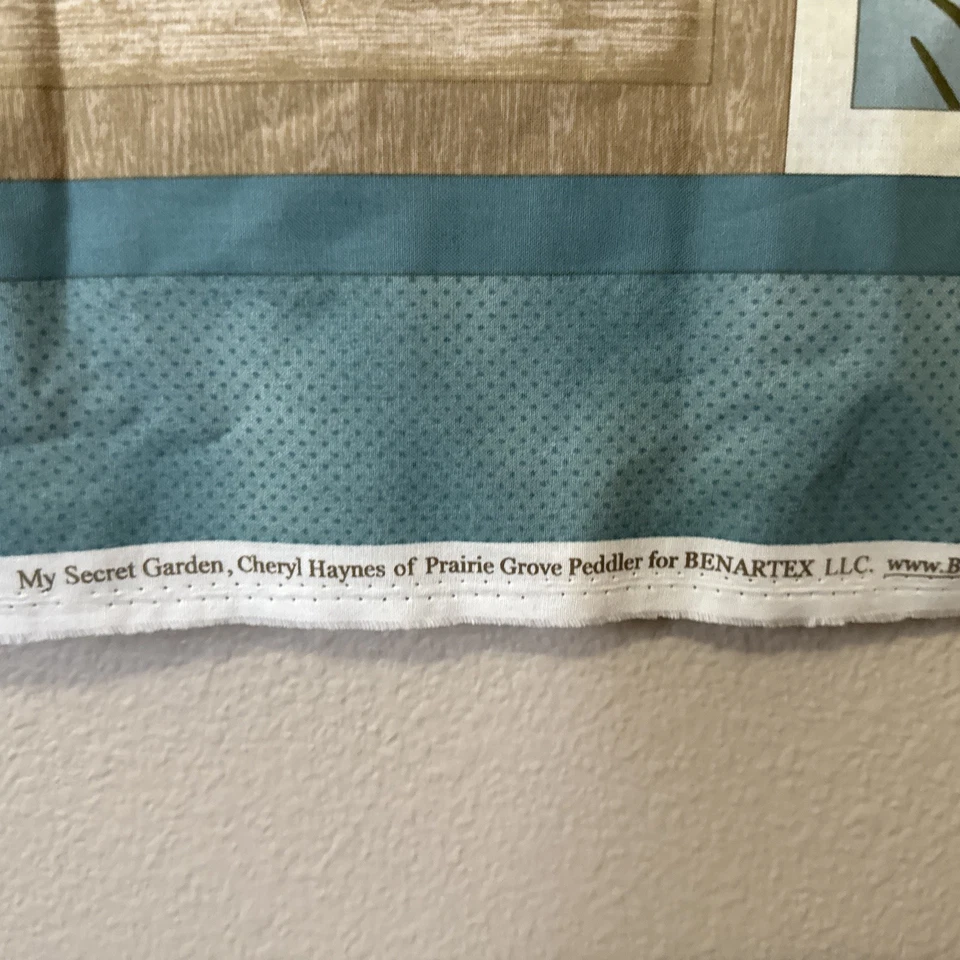 Cheryl Hanes Of Prairie Grove Peddler “My Sweet Garden “ Panel  - Image 2 of 4