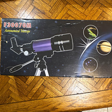 F30070M 70mm Refractor Astronomical Telescope Coated 20-39x Altaz Finderscope
