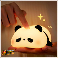 Nachtlicht Kinder Panda Dimmbar Timer Touch-Steuerung Silikon Lampe