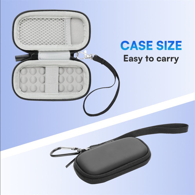 co2CREA Tasche für AliveCor KardiaMobile 6L / Kardia Mobile EKG Monitor Hülle Case Etui Tragetasche, Nur Tasche