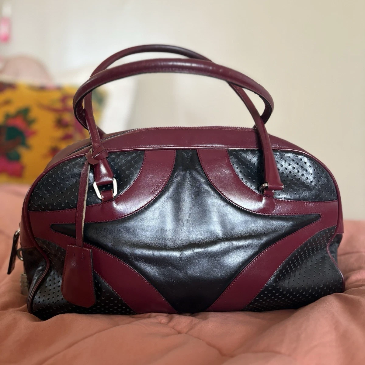 PRADA Satchel/Top Handle Bag Red Bags & Handbags for Women for