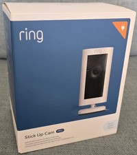 Ring Outdoor Camera (Stick Up Cam Pro), Wired (Battery optional) | 1080p | White