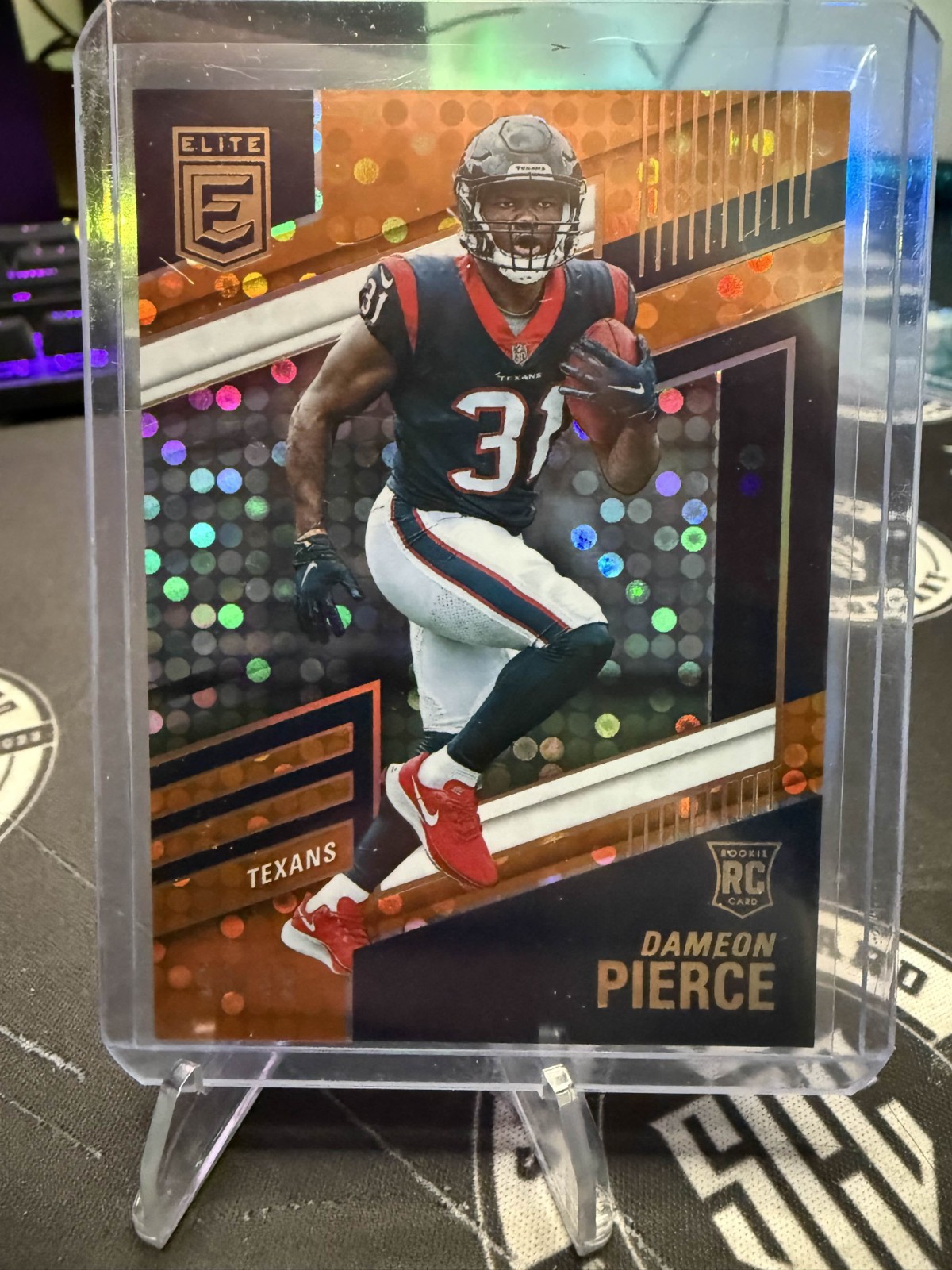 2022 Panini Donruss Elite No.161 Dameon Pierce(RC) 13/49 Orange
