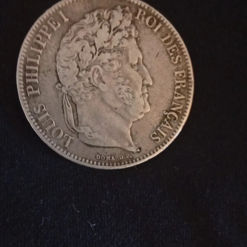 5 Francs France 1839 Louis-Philippe I Roi des Français Argent - Photo 2/2