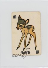 1946 Russell Games Disney Bambi Card Game Red Bambi Back Bambi M 1p1