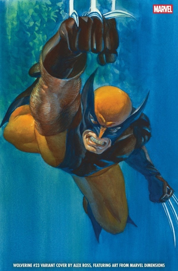 WOLVERINE 23 ALEX ROSS MARVEL DIMENSIONS VIRGIN VARIANT NM 2026