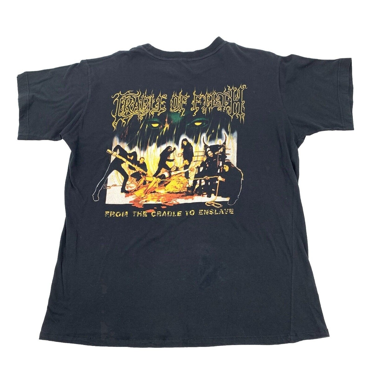 RARE Vintage 1999 Cradle of Filth From The Cradle To Enslave T