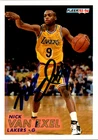 Nick Van Exel Signed 1993-94 Fleer NBA Basketball Card Auto #316 LA Lakers
