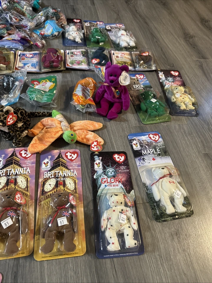Grande lote de variedade TY beanie baby novo e lacrado McDonald’s Beanie Baby’s - Imagem 4 de 4