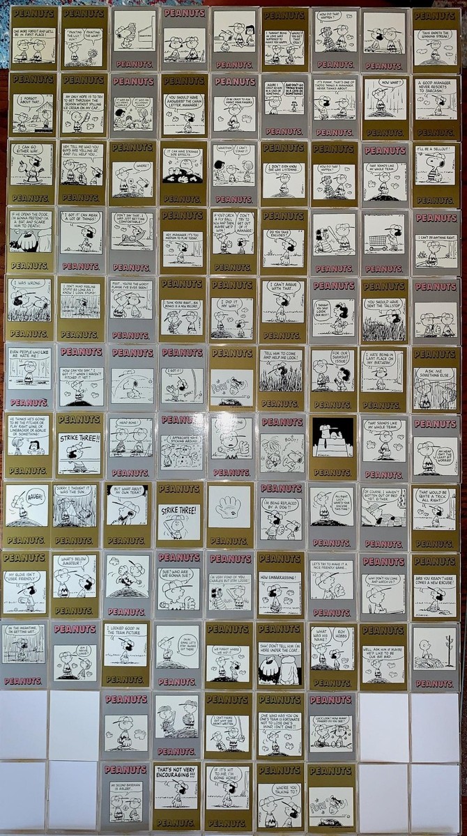 Peanuts Classics Series 2 Gold & Silver Baseball Edition Base Card