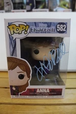 Signed Funko Pop #582  - Frozen II - Anna - Kristen Bell  + COA