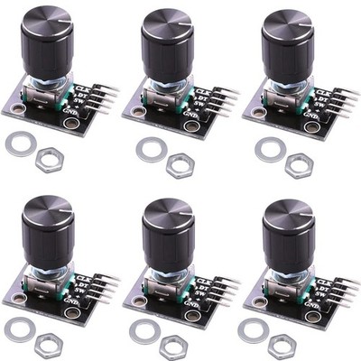 Drehgeber KY-040 Rotary Encoder Modul 6 Stück für Arduino Elektronik Zubehör