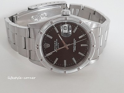 Rolex Oyster Perpetual Date 34 Black Dial (Papiere 1994 / LC100)