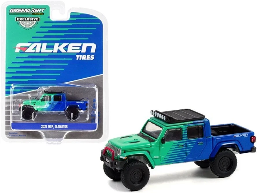 1:64 GREENLIGHT 2021 JEEP GLADIATOR - Falken Tires, Neu