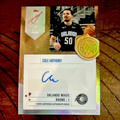2025 Topps Signature Cole Anthony Base (RAW)