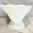 Vintage Anchor Hocking Milk Glass Harvest Grape Punch Bowl Set