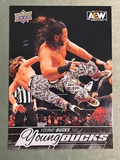 2023 AEW Young Bucks YB-4 RARE INSERT SP Trading Card Upper Deck #88707